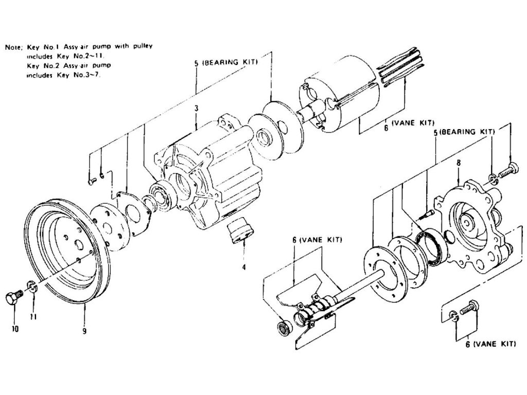 Air Pump L24, L26 (To Nov.-'74)