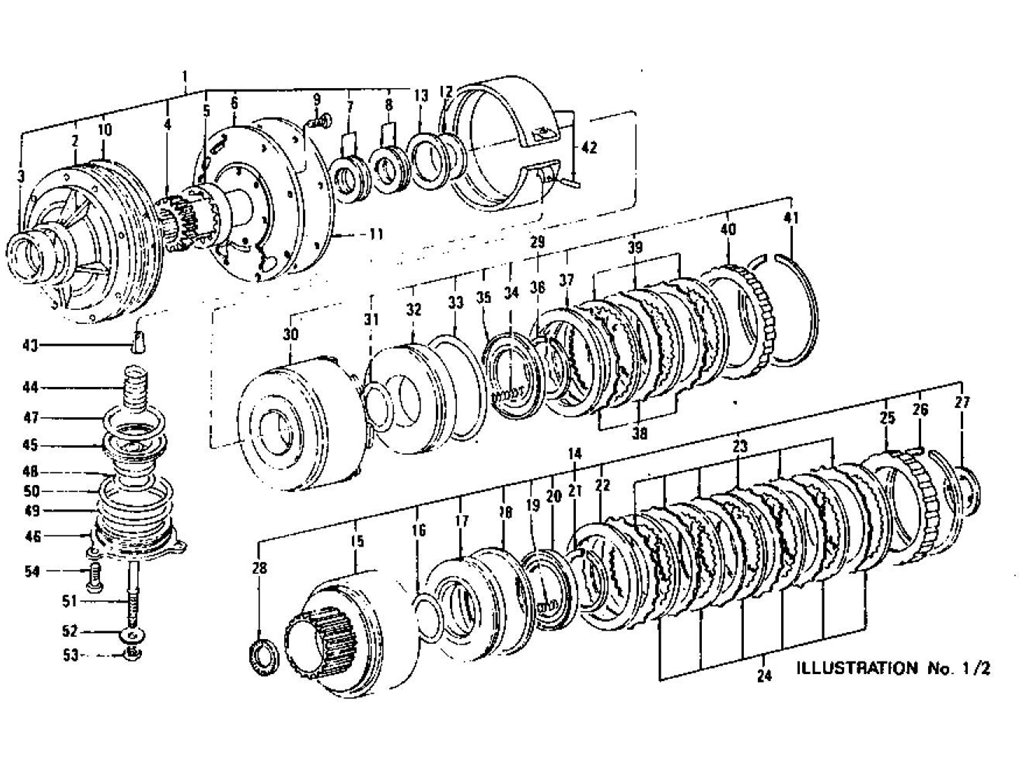 Oil Pump Clutch & Brake (Automatic-3N71B) (From Apr.-'71)