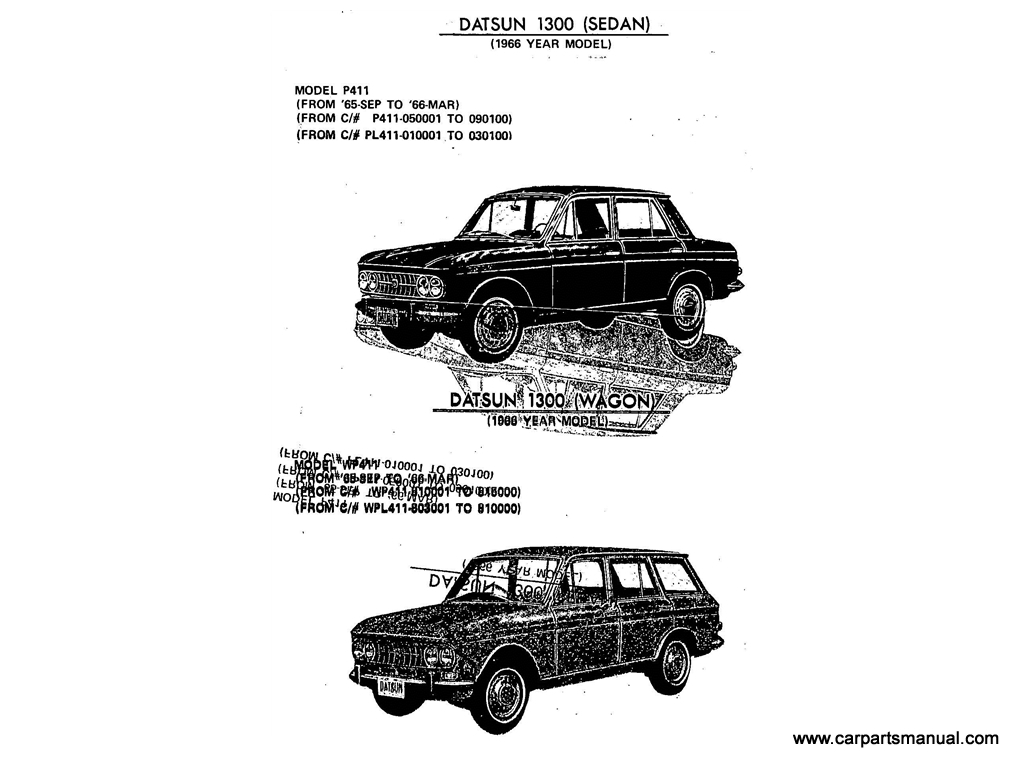 Datsun 1300 (1966) (To Mar.-'66)