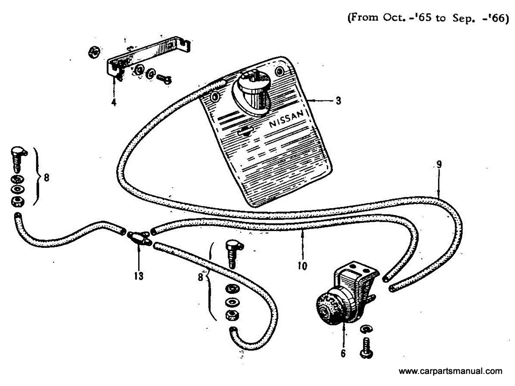 Windshield Washer (From Apr-'66 To Sep-'66)