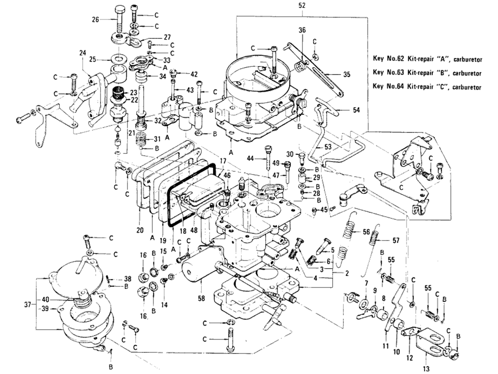 Carburetor (Hitachi-Daf 328-6) (L16 Manual)