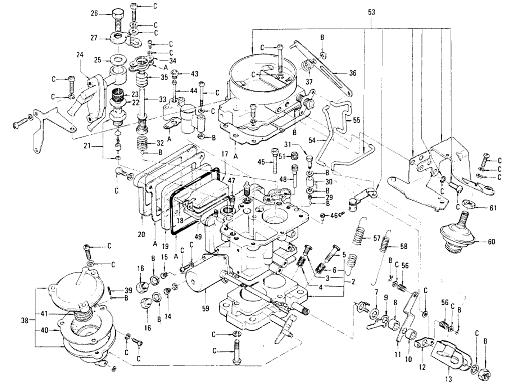 Carburetor (Hitachi-Daf 328-8A) (L16 Auto)