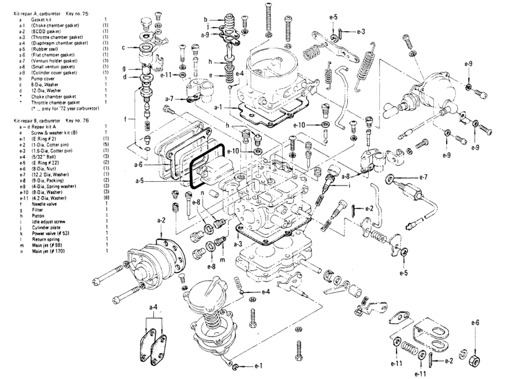Carburetor (Hitachi) (L16 Auto)