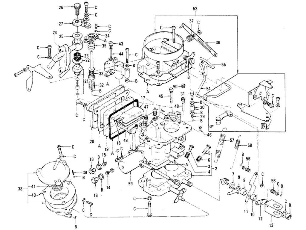 Carburetor (Hitachi) (L16 Manual)