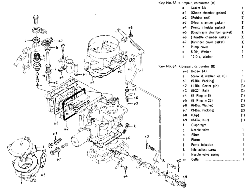 Carburetor (Hitachi) (L16 Manual)