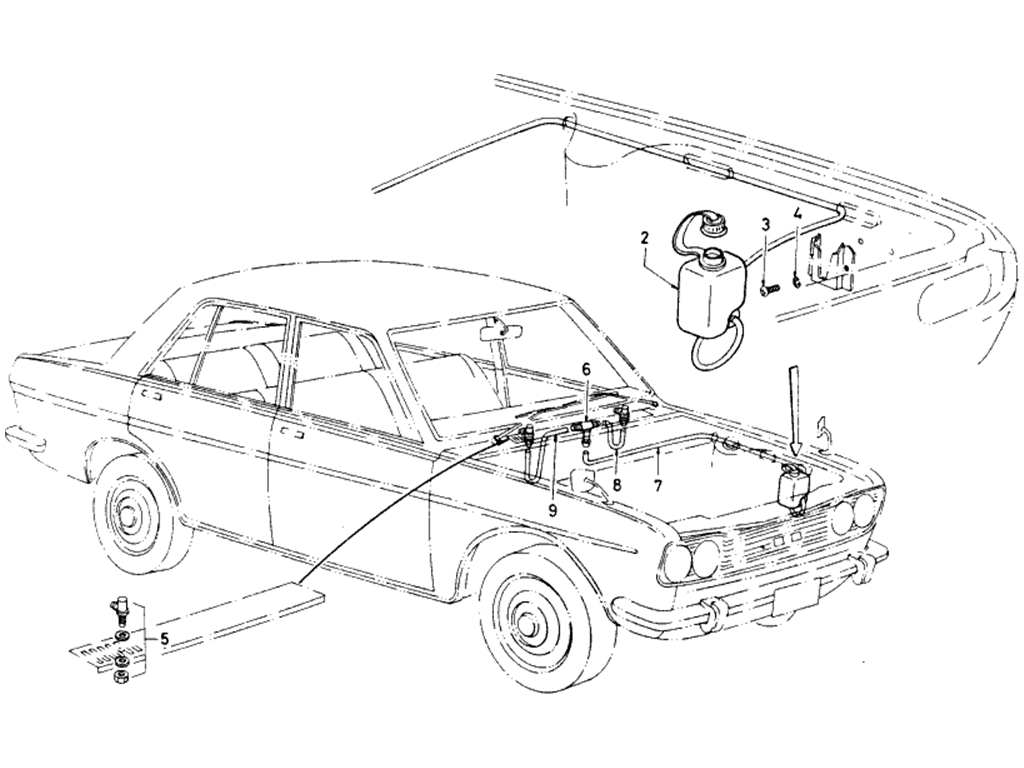 Windshield Washer (To Sep.-'68)