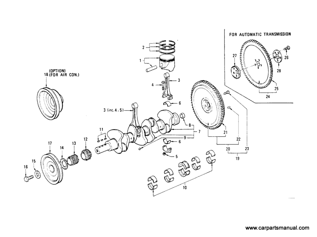 Piston & Crankshaft (L18)