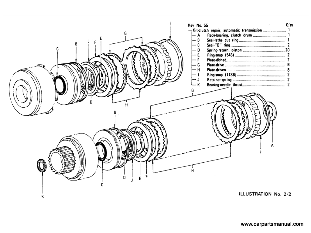 Oil Pump,Clutch & Brake (Automatic) (3N71B) [2]