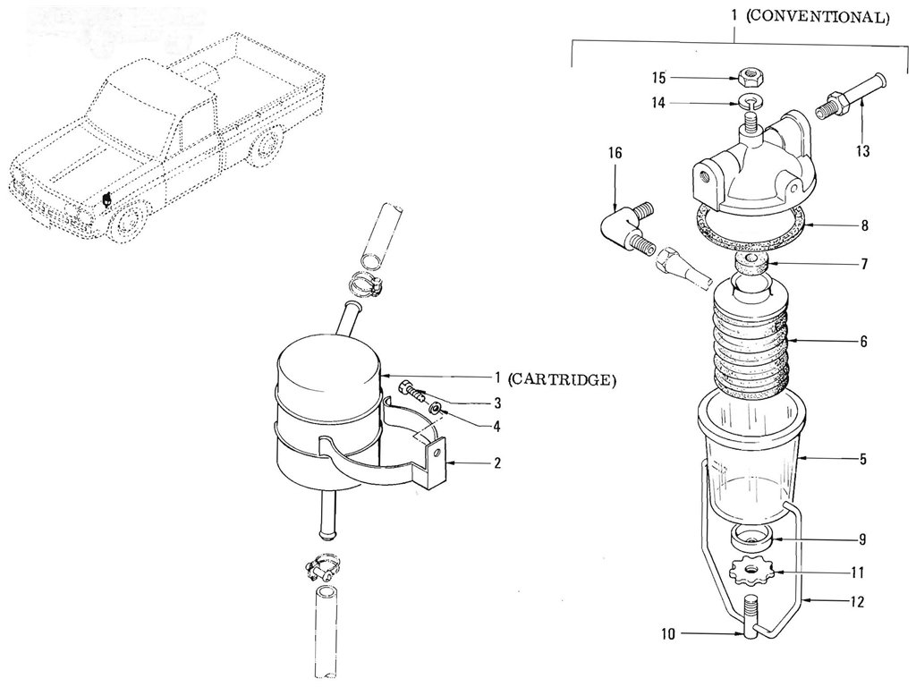 Fuel Strainer (J13 & L16)