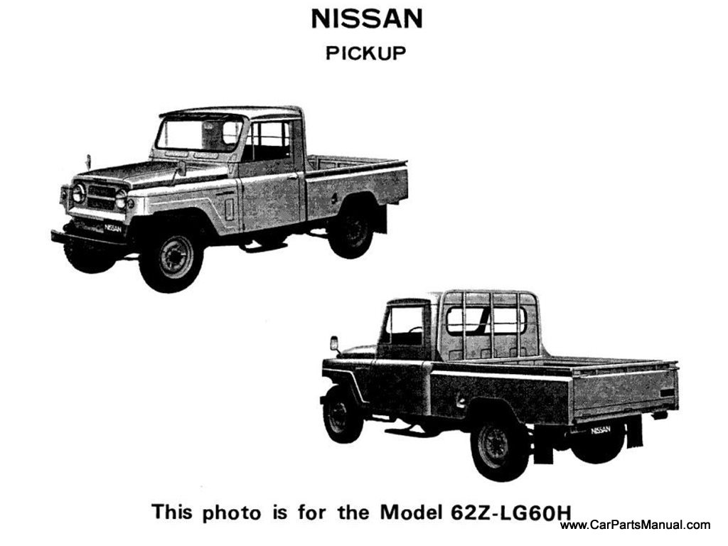 Nissan Pickup (Model 62Z-LG60H)