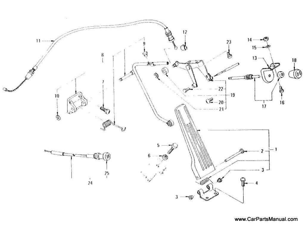 GM Genuine Parts 15251906 Accelerator Control Cable - OEM Replacement